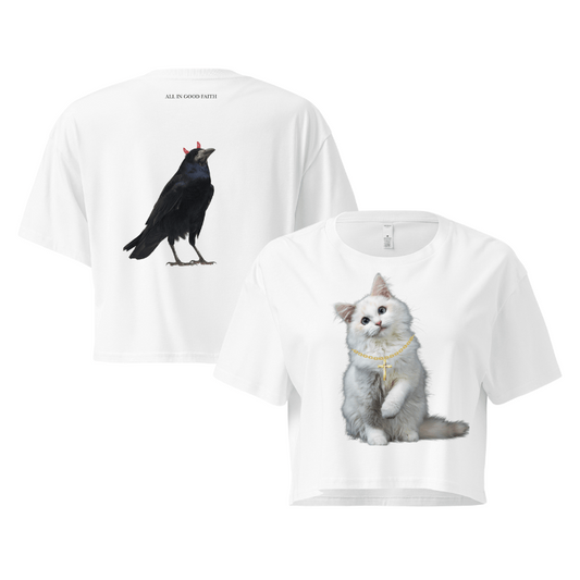 Cat & Crow | Women’s crop top_1